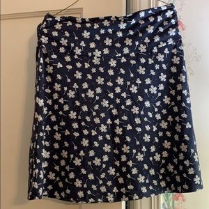 Toad and Co. Samba Skirt - True Navy Blossoms